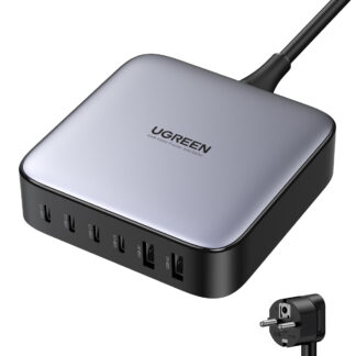 Station de charge 6 ports - 200W - Noir/Gris