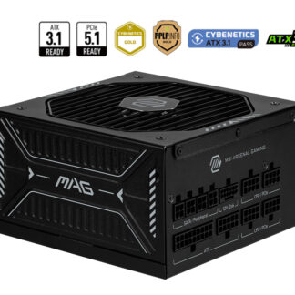 ATX 850W - 80+ Gold - MAG A850GLS PCIE5 Noir