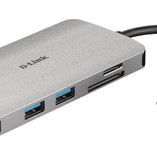 8 Ports - USB-C vers HDMI/Eth/USB/USB-C/microSD/SD
