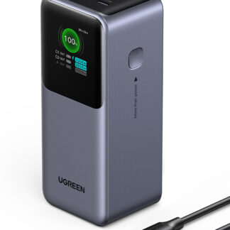 PowerBank 3 ports/20000mAh/130W/Gris