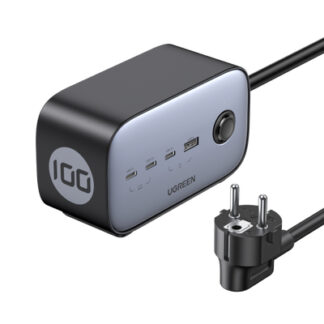 Station de charge cube 7 ports - 65W - Noir/Gris